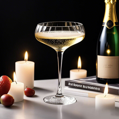 Creative Crystal Champagne & Cocktail Glasses Set – Elegant Stemware for Celebrations, Parties, and Toasts