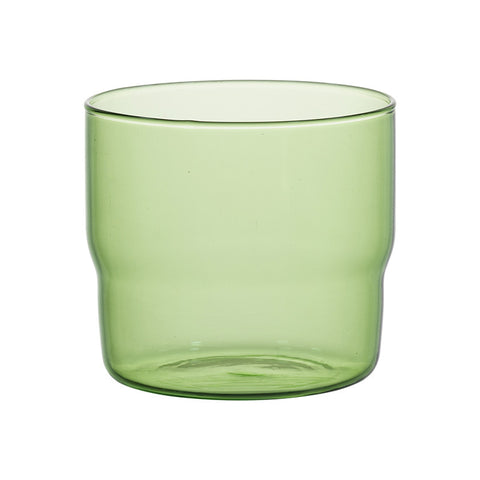 High borosilicate glass cups colorful cold drink stacking cups household heat-resistant beverage milk coffee glass drinking cups