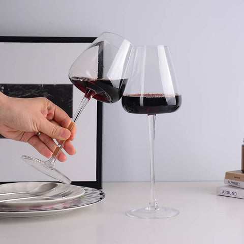 Crafted with Ultra-thin & Slim Technology, 900ml Ultra-large Capacity Wine Glass - Defining Luxury in Home Red Wine Glasses