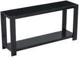 Distinctive Features of a Minimalist Console Table with Bottom Shelf and Four Legs, Suitable for Entryway, Hallway, Living Room, Foyer, Corridor