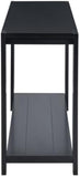 Distinctive Features of a Minimalist Console Table with Bottom Shelf and Four Legs, Suitable for Entryway, Hallway, Living Room, Foyer, Corridor