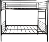 Twin over Twin Bunk Bed, Metal Frame with Ladder