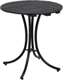 3 Pieces Wicker Outdoor Patio Furniture Set with Lounge Chair, Balcony Chairs Table Set with Cushions, Ottoman, Patio Conversation Sets for Garden,Deck,and Porch, Black & Beige