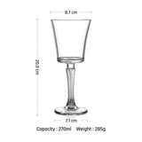 Vintage Chic Textured Embossed Stem Red Wine Glasses Thickened Wine Glasses