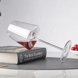 Elegant Trapezoidal White Wine Glasses Stemless Concave Bottom Stemmed Highball Glasses