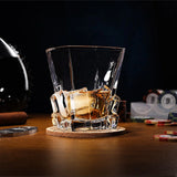 300ml Iceburg Whiskey Glass Bar Clear Engraved Glass Spirits Glasses