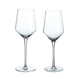 Personalized Clear Crystal Bordeaux Wine Glasses, Long Stem Elegant Red Wine Glasses