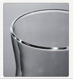 High borosilicate glass set of household simple double-layer glass heat-insulating water cup milk coffee cups