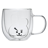 Animal party high temperature resistant glass cups ladies home drinking cups high value cute panda milk glass