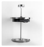 French press pot double glass hand brewing mocha pot French filter pressure home brewing tea filter pot milk froth coffee pots