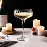 Creative Crystal Champagne & Cocktail Glasses Set – Elegant Stemware for Celebrations, Parties, and Toasts