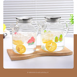 Borosilicate kettle high-capacity kettle high-color value cool water kettle glass high-temperature explosion-proof cold water kettle household tea kettle
