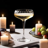 Creative Crystal Champagne & Cocktail Glasses Set – Elegant Stemware for Celebrations, Parties, and Toasts
