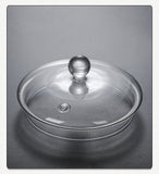 High borosilicate glass pots and pans high temperature resistant stew pots and pans household soaking pots and pans transparent glass environmentally friendly soup pots and pans