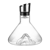 Light luxury Jinshan sober wine dispenser hotel restaurant table waterfall models glass iron mouth wine dispenser home wine cabinet ornaments