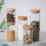 Glass sealing jars wholesale household food-grade glass with lid tea canisters large kitchen miscellaneous food storage storage jar