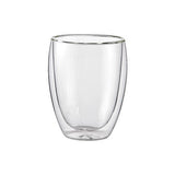 High borosilicate aromatherapy candle cups diy empty glass containers household double-layer heat insulation anti-scald transparent glass candle holders