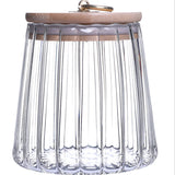 Glass Storage Jars Wholesale Chinese Irregular Household Kitchen Organizing Storage Jars Vertical Tea Jars Sealing Jars