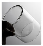 High borosilicate glass candle cups heat-resistant double-layer heat insulation candle empty cup containers bedroom with transparent candle holders
