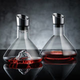 Light luxury Jinshan sober wine dispenser hotel restaurant table waterfall models glass iron mouth wine dispenser home wine cabinet ornaments