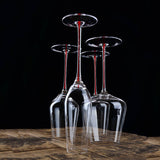 Crystal brushed red kinda red wine glass highball wine glass home set crystal glass modern simple