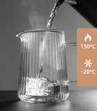 French press pot double glass hand brewing mocha pot French filter pressure home brewing tea filter pot milk froth coffee pots