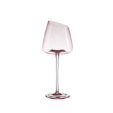 French flamingo red wine glass crystal glass goblet light luxury style high value wine glass crystal glass gift