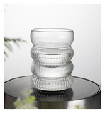 Creative high borosilicate glass cup large capacity juice green tea cup household cute caterpillar whiskey glass wine glass