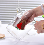 Borosilicate kettle high-capacity kettle high-color value cool water kettle glass high-temperature explosion-proof cold water kettle household tea kettle