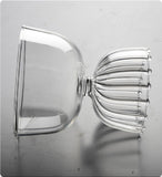 Borosilicate glass creative red wine glass home dessert ice cream bowl handmade heat-resistant water glass tall champagne glass