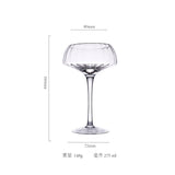 Creative Crystal Champagne & Cocktail Glasses Set – Elegant Stemware for Celebrations, Parties, and Toasts