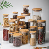 Glass sealing jars wholesale household food-grade glass with lid tea canisters large kitchen miscellaneous food storage storage jar
