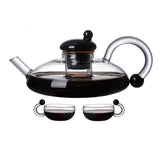 High borosilicate high temperature filtration teapot glass teapot heat-resistant glass tea set home coffee maker