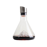 Waterfall Iceberg Wine Decanter - Handcrafted Crystal Glass Aerator with Artistic Flair