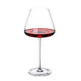 Luxury Burgundy Wine Glass Set - Classic Crystal Stemware for Discerning Connoisseurs