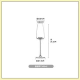 Luxury Burgundy Wine Glass Set - Classic Crystal Stemware for Discerning Connoisseurs