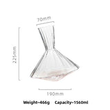 Hot not to fall down to wake up creative gyroscope rotating wine dispenser household crystal glass shaking wake up wine dispenser