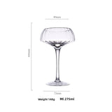 Creative Crystal Champagne & Cocktail Glasses Set – Elegant Stemware for Celebrations, Parties, and Toasts