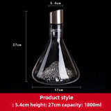 Waterfall Iceberg Wine Decanter - Handcrafted Crystal Glass Aerator with Artistic Flair